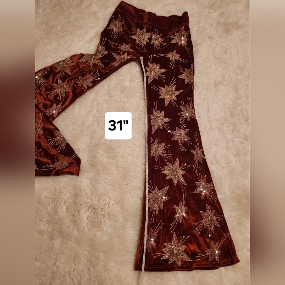 LENNI THE LABEL Chromatic Pants Rust S - Picture 12 of 13